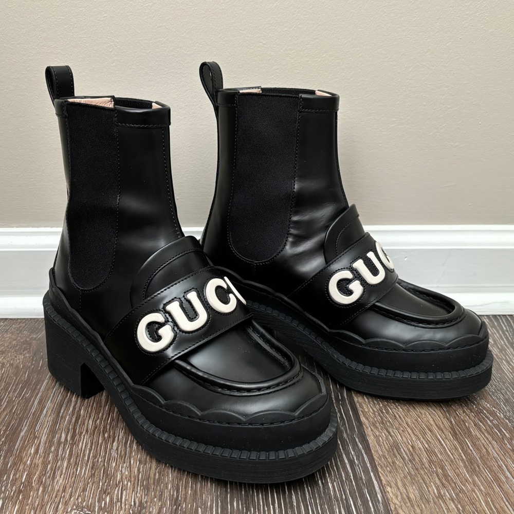 SOLD❗️Gucci logo boots, 36 - Picture 4 of 10